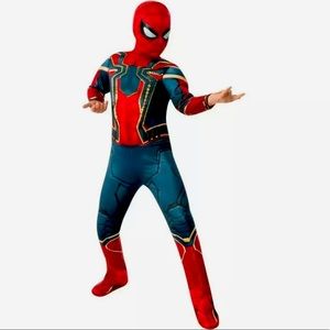 Marvel Avengers Endgame Iron Spider Muscle Chest Spiderman Halloween Costume New